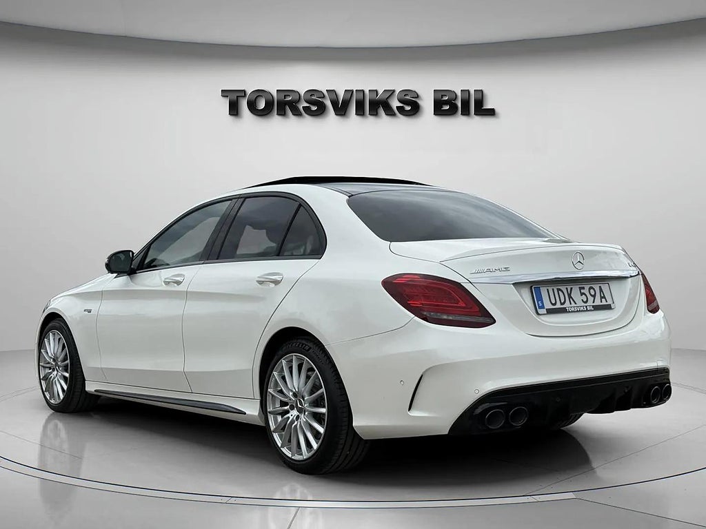 Mercedes-Benz AMG C 43 4MATIC AMG Line Designo Pkt 3500 Mil 1 Ägare - miniatyr 4