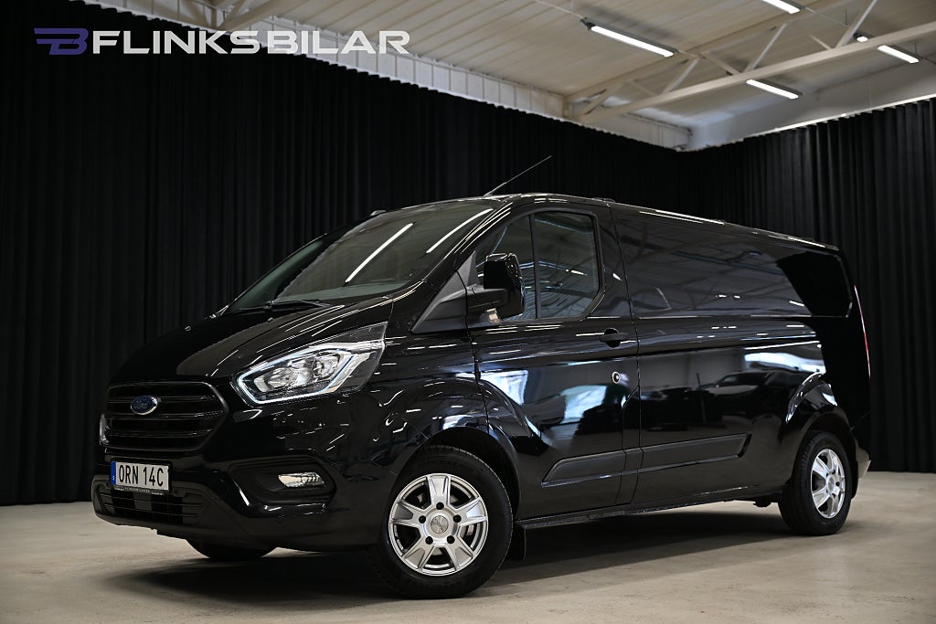 Ford transit Custom 130HK L2 Automat|Inredd|Drag|Värmare|Leasbar