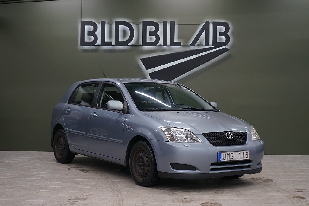 Toyota Corolla 5-D 1.6 VVT-i NYBES LÅGAMIL AC 110HK