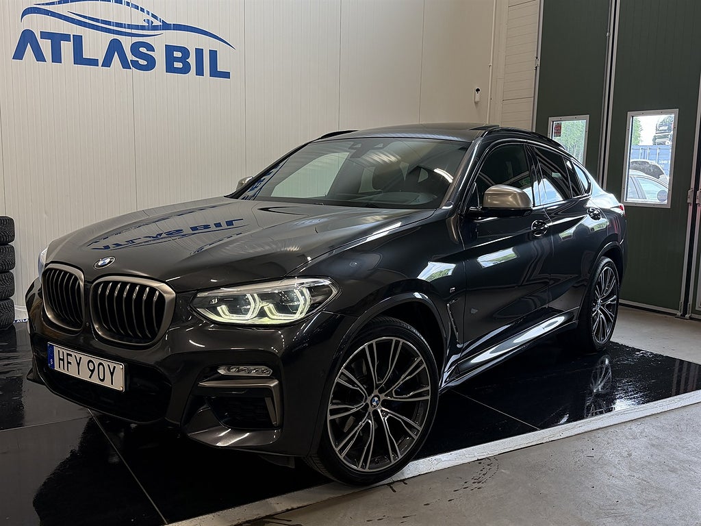 BMW X4 M40i 354hk Moms/leasbar Pano HuD 360° Camera Drag