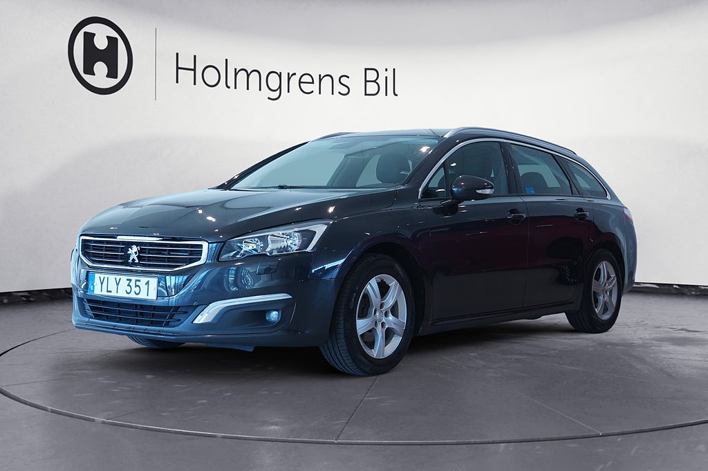 Peugeot 508 SW 1.6 BlueHDi Automat Backkamera Drag Navi 120hk | Ränta 2,99%
