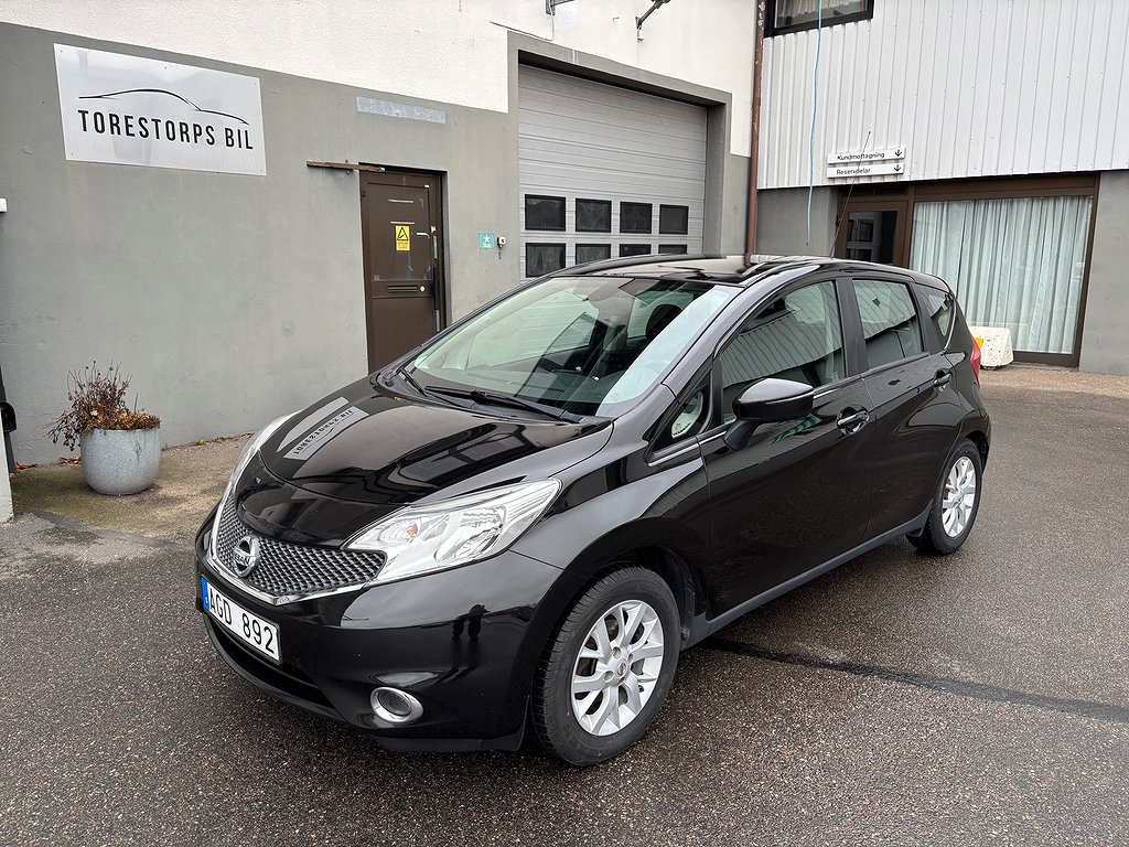 Nissan Note 1.2 Euro 5, Dragkrok, Navi 