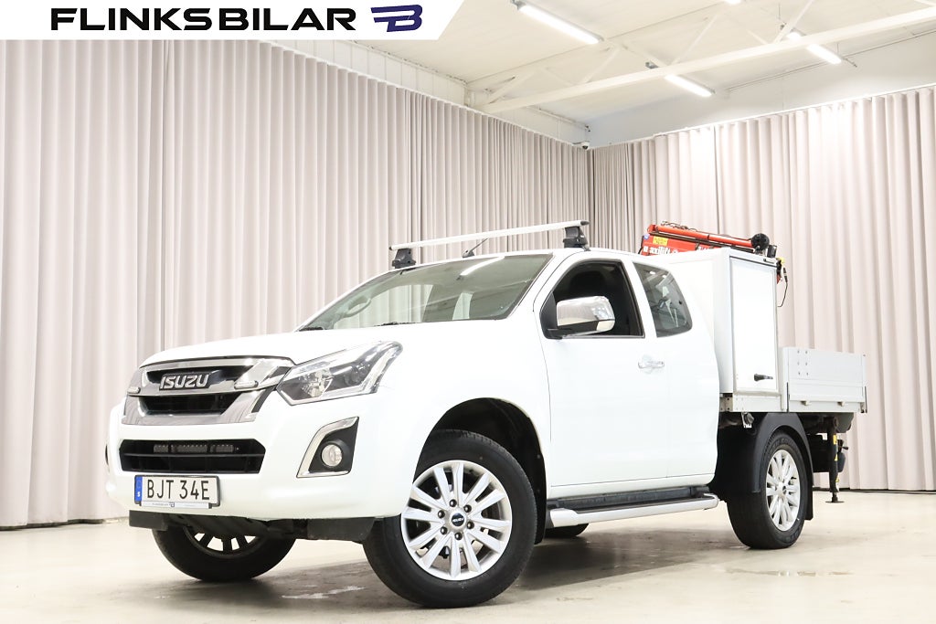 Isuzu D-Max 163HK Automat Halvskåp Kranbil EnÄgare Leasebar