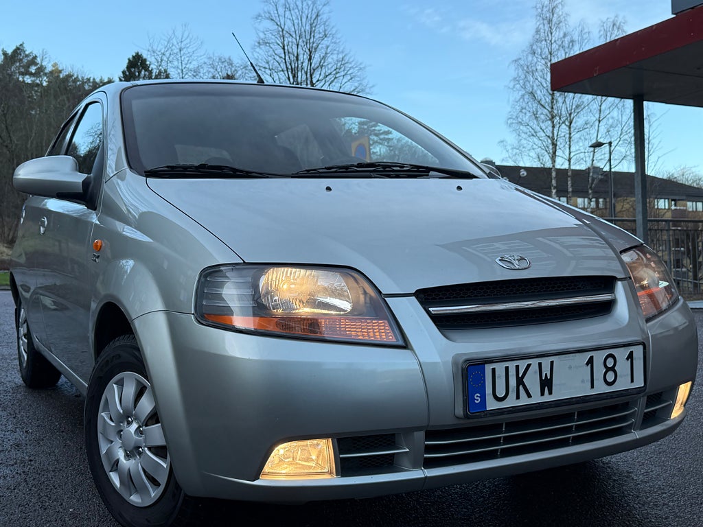 Daewoo Kalos 5-dörrar 1.4 94HK låga mil 1520 Nybesiktigad 