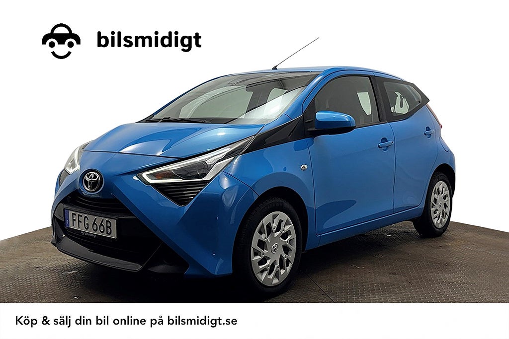 Toyota Aygo 1.0 VVT-i X-Play Kupévärmare Filassist Kamkedja 72hk