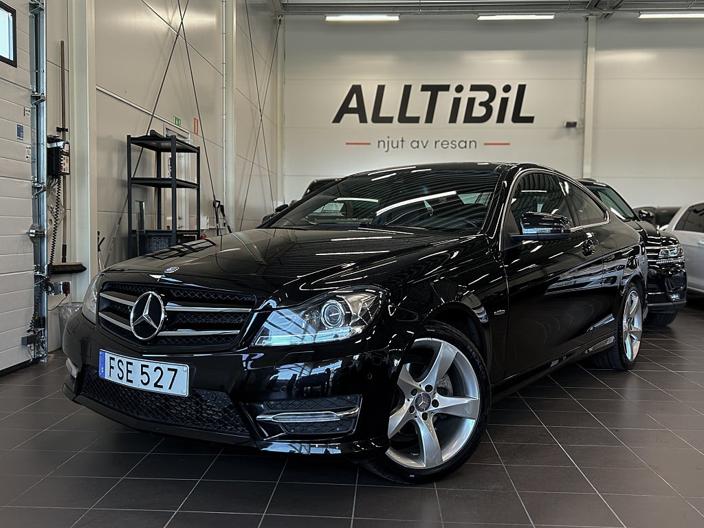Mercedes-Benz C180 180 Coupé 7G-Tronic Plus Pano/Navi/Sensorer/LÅGMIL