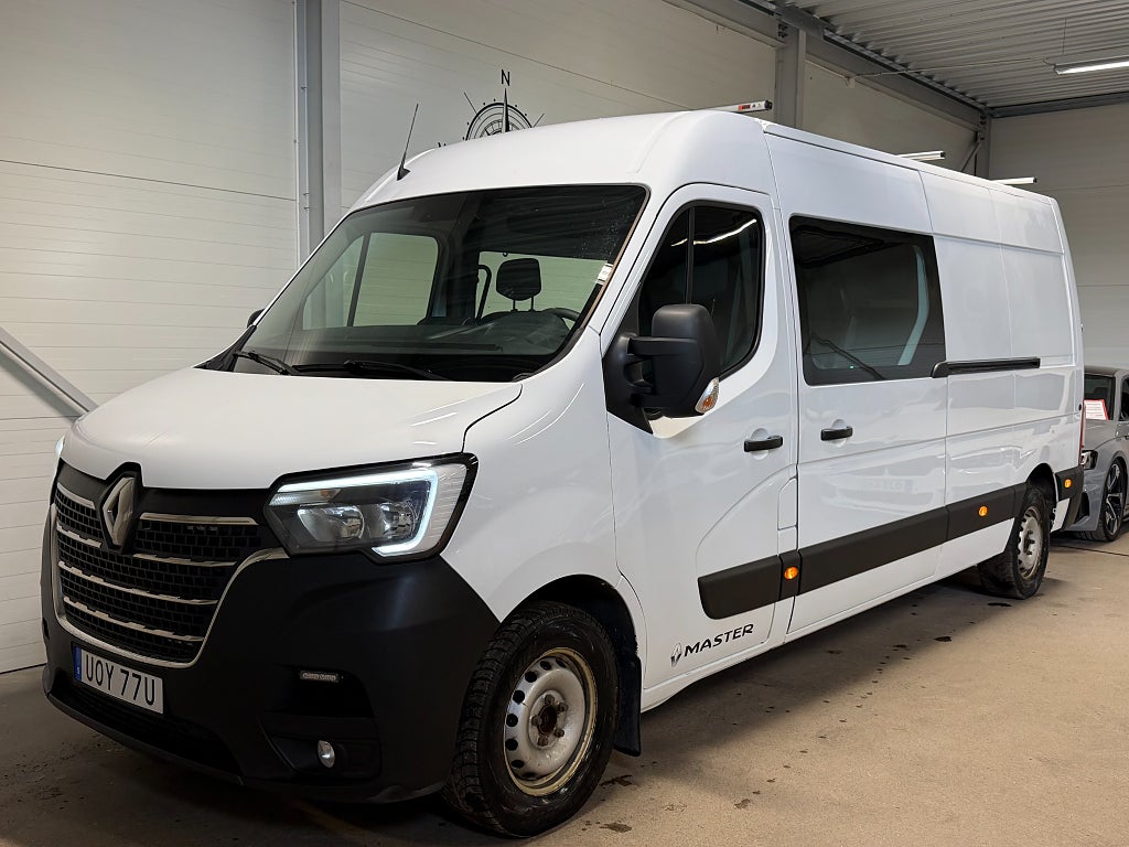 Renault master 3.5 T Drag 4-sits Blixtljus B-kam Värmare GPS MOMS