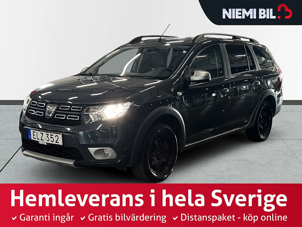 Dacia Logan Stepway 0.9 TCe S&V-hjul/Kamera/Navi/Mvärm/Drag