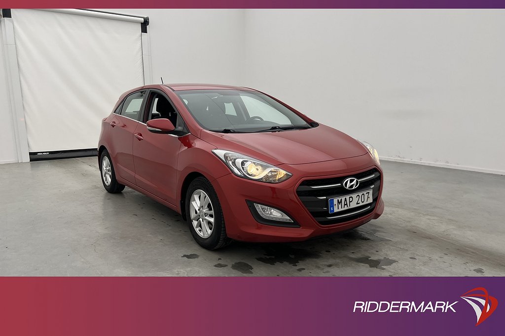 Hyundai i30 1.6 CRDi 110hk Comfort Sensorer Rattvärm Välserv