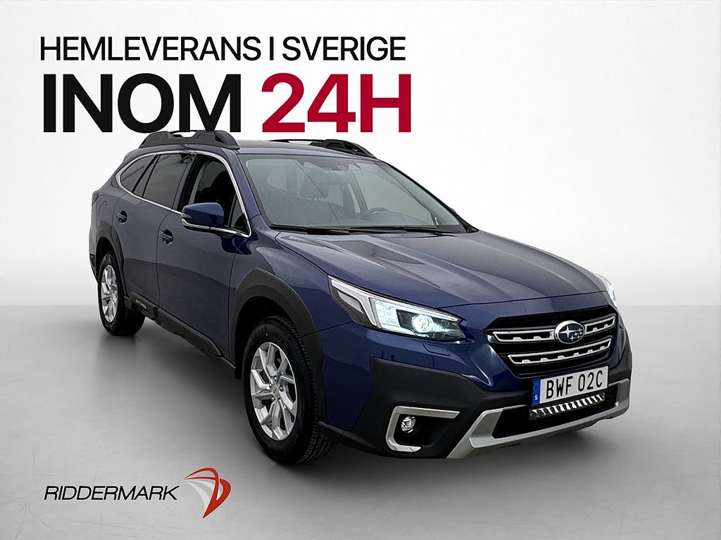 Subaru Outback 2.5 169hk 4WD Dragkrok Kamera CarPlay Skinn