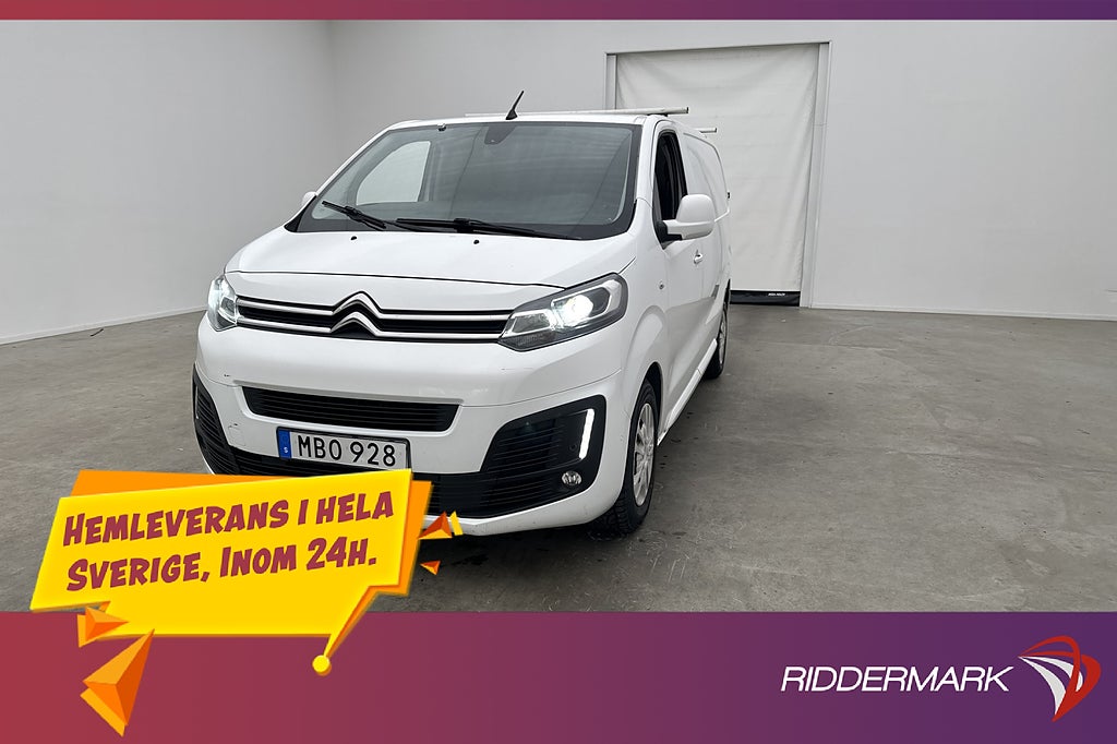 Citroën jumpy L2 177hk Värm Drag B-Kamera 3-Sit CARPLAY Moms