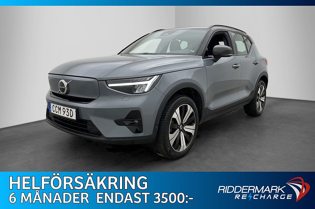 Volvo XC40 Recharge Singele Motor Plus  Värmare Kamera MOMS