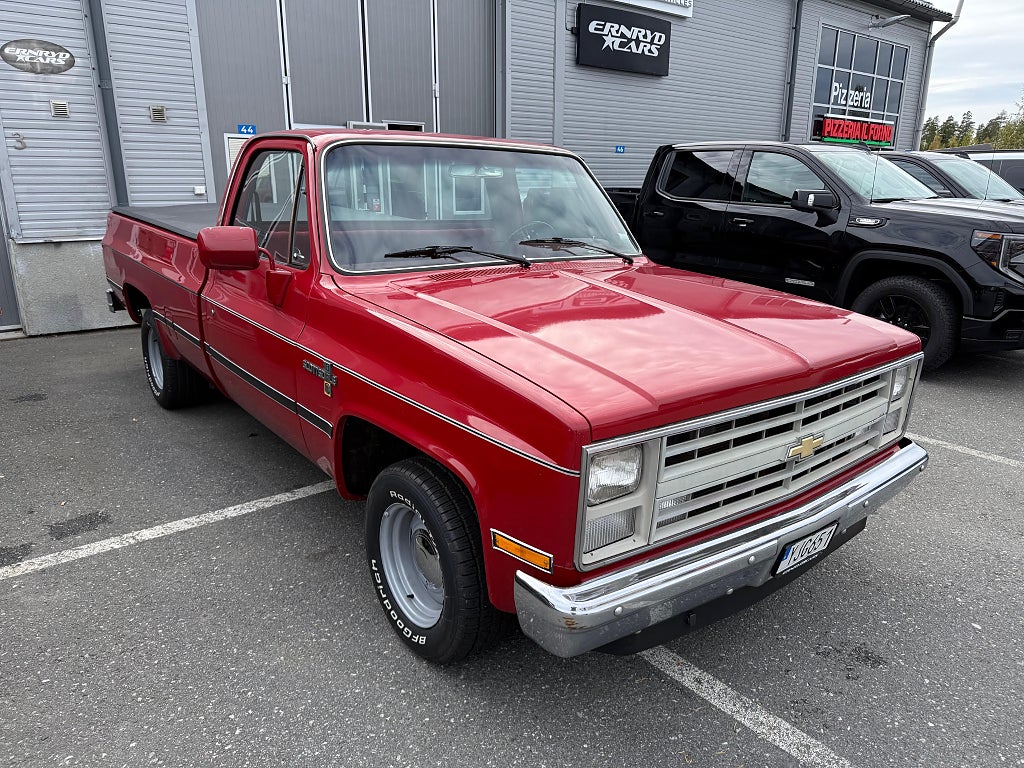 Chevrolet Silverado Pickup Kort hytt,Ny motor+låda! Rostfri!