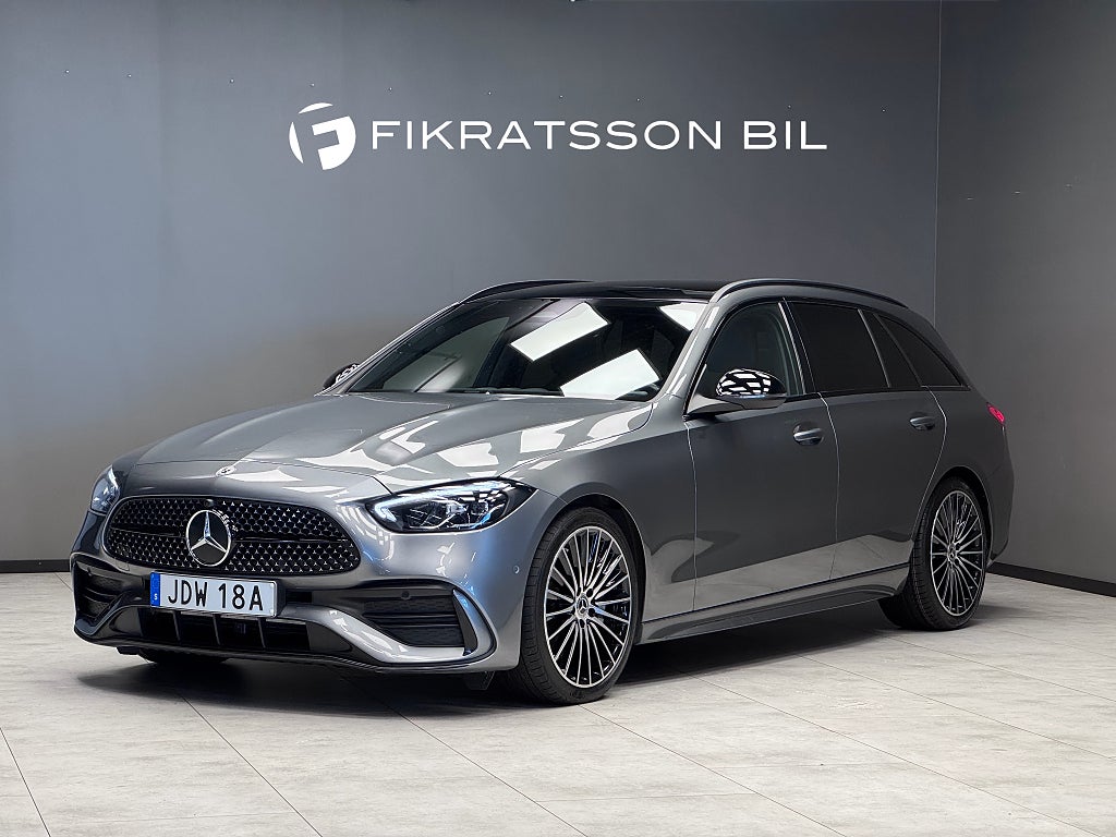 Mercedes-Benz C 220 T d AMG Night/ Navi/Dragkrok/Värmare/Panorama 