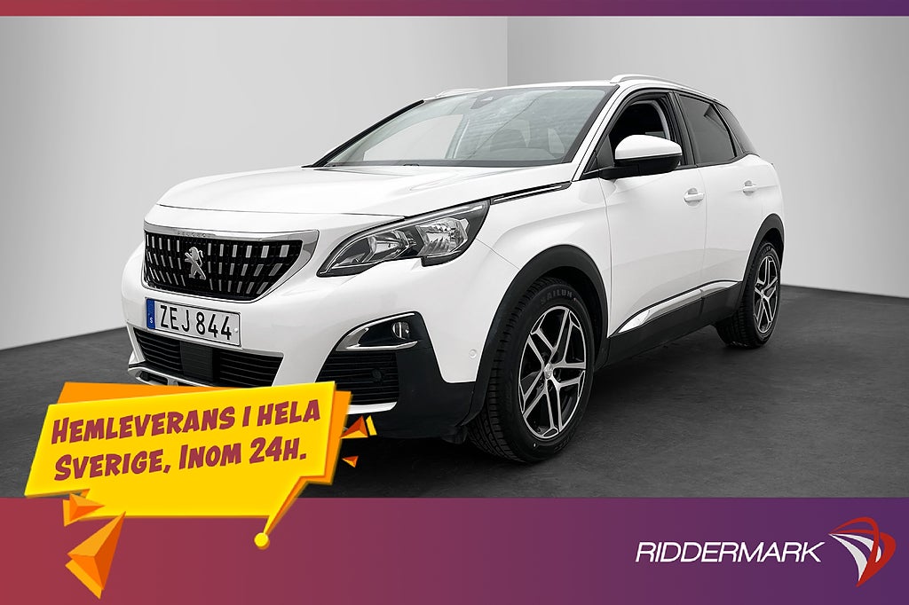 Peugeot 3008 1.6 THP 165hk Allure Dragkrok Kamera CarPlay