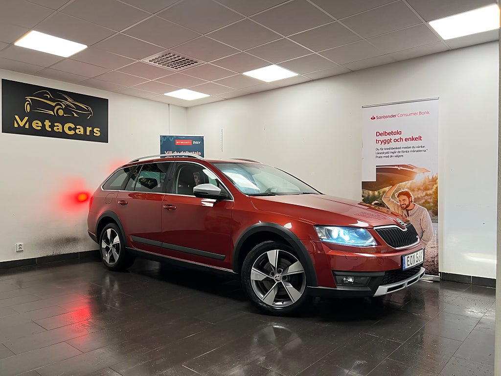 Skoda Octavia Scout 2.0 TDI 4x4 Businessline 184hk|Drag|Navi|Värmare