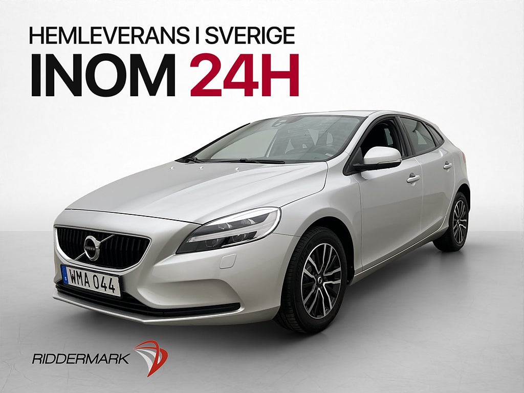 Volvo V40 T3 152hk Momentum LED  Värmare Sensorer Navi