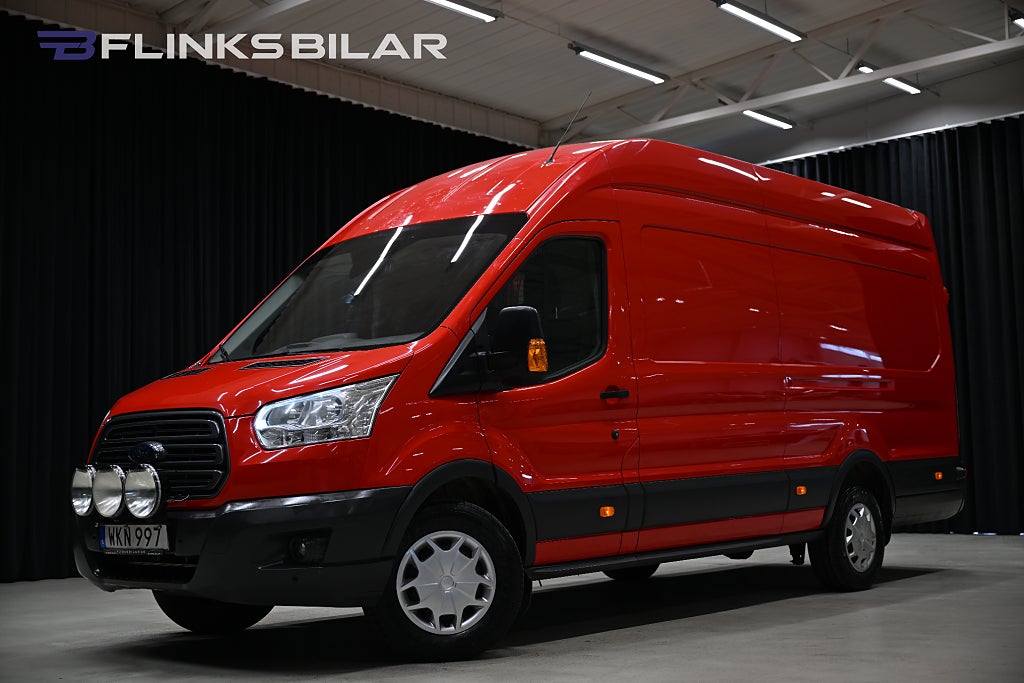 Ford transit 350 2.0 TDCi AWD 130HK L4 XXL-Skåp|Inredd|Drag|Värmare