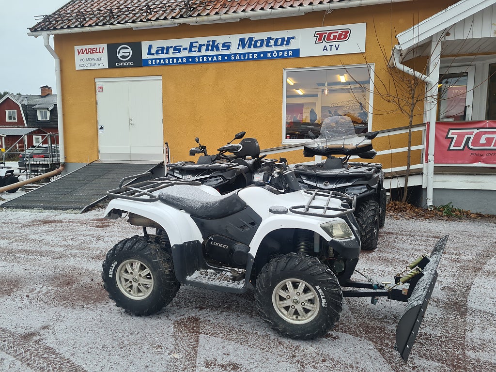 Loncin 500 INKLUSIVE NY PLOG 35000 KR 