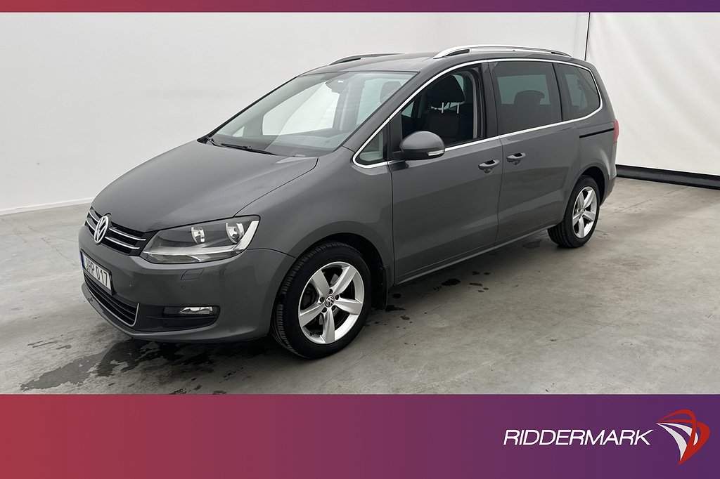 Volkswagen Sharan 2.0 TDI Premium 7-Sits Pano Värmare Drag