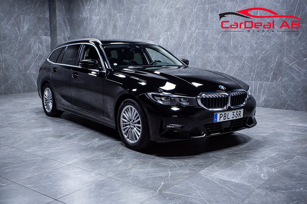 BMW 330e Touring 292HK Sport line Kamera Navi Halvskinn Drag