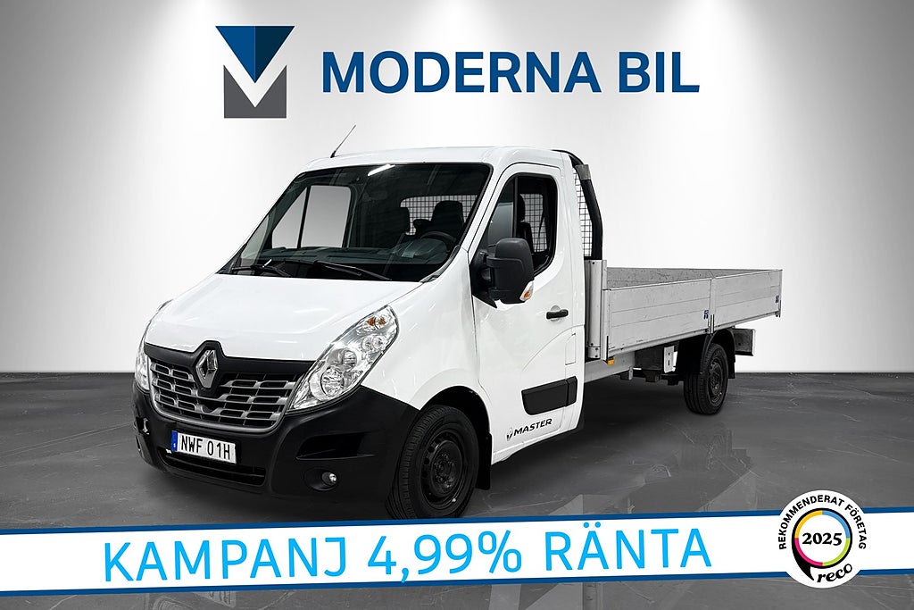 Renault master Chassi Cab 2.3 dCi 170hk Aut Moms Flak Navi 