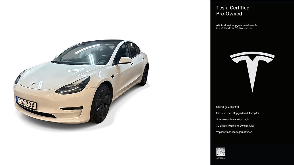 Tesla Model 3 Long Range AWD Certified Pre-Owned 3,84% ränta