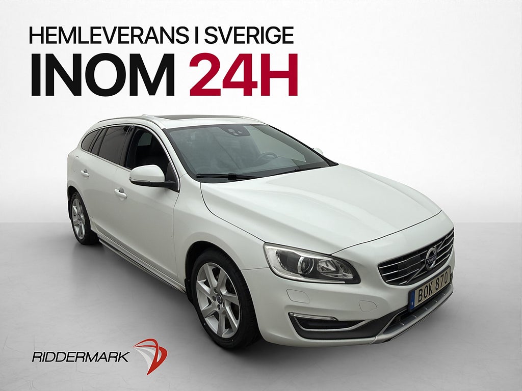 Volvo V60 D4 181hk Summum VOC Värmare T-Lucka Dragkrok