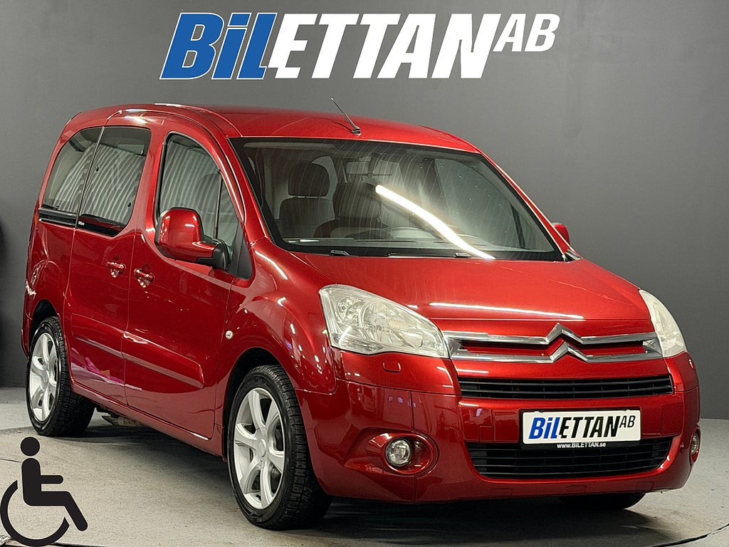 Citroën Berlingo Kombi 1.6 HDiF|Handikappanpassad|Golvsänkt|4sits