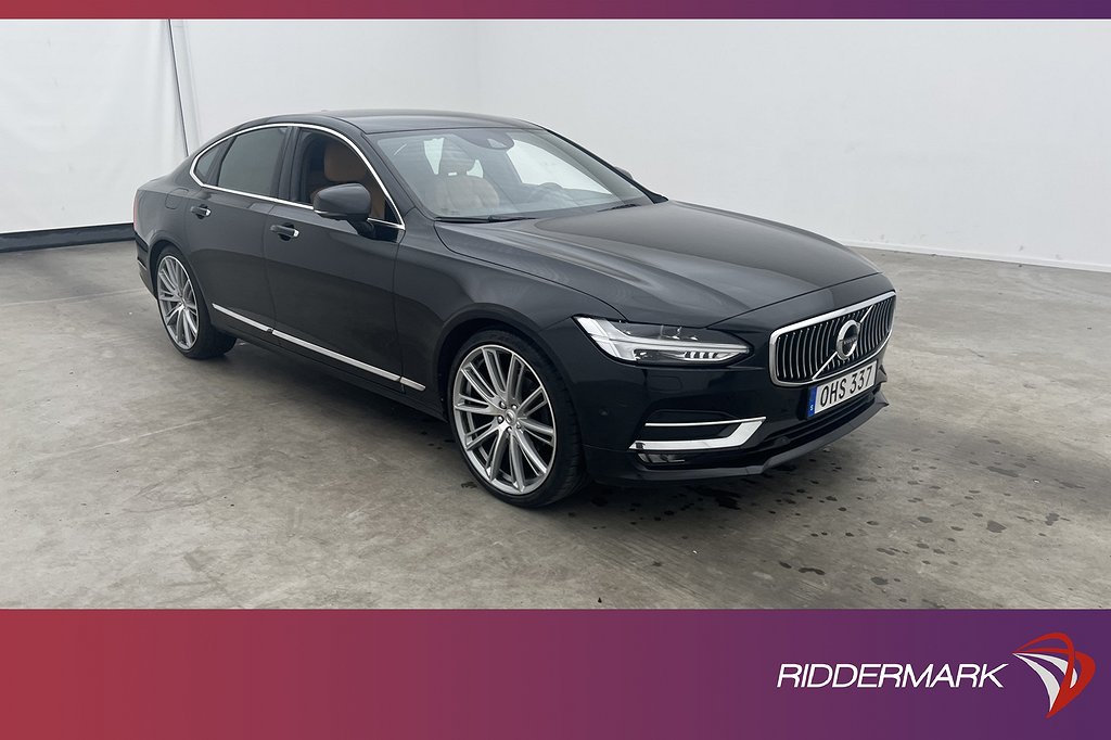 Volvo S90 D5 AWD Inscription VOC 360° Skinn Navi BLIS Drag