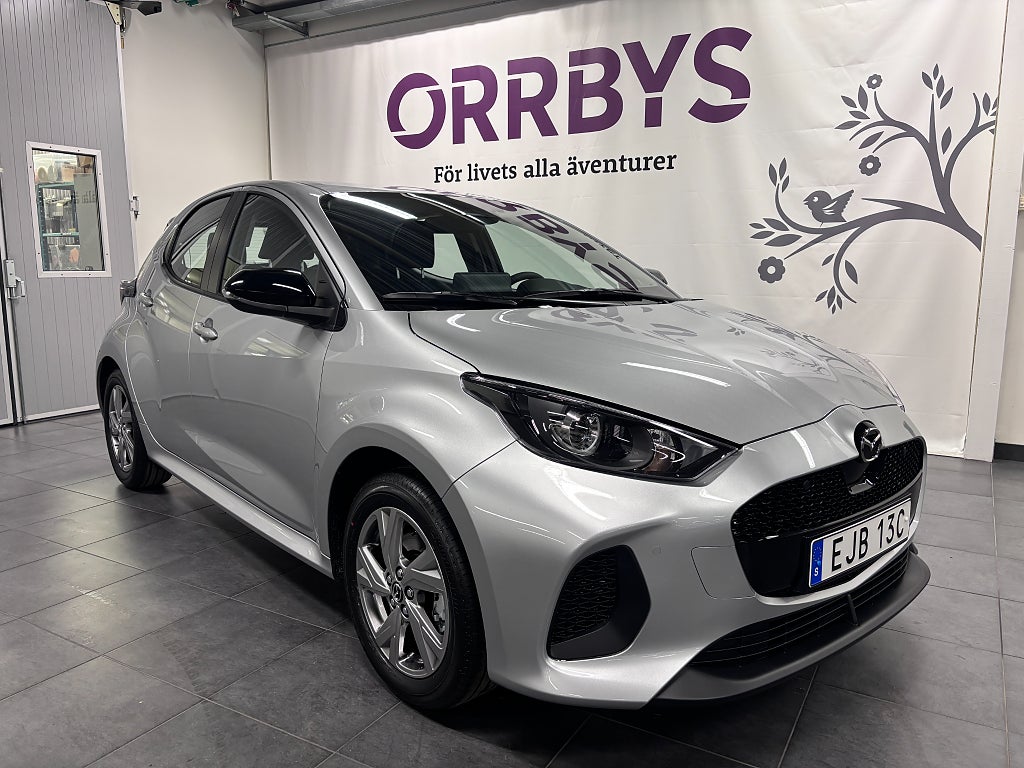 Mazda 2 Hybrid 116hk, Exclusive-line, Rattvärme, Backkamera