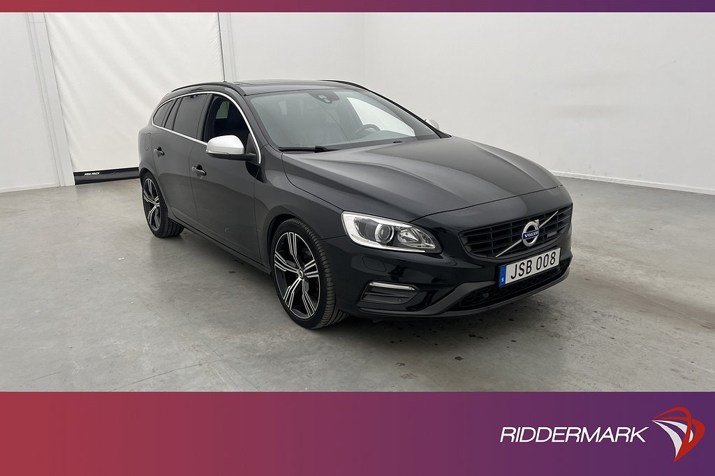 Volvo V60 D4 181hk R-Design VOC D-Värm Skinn Navi Rattvärme