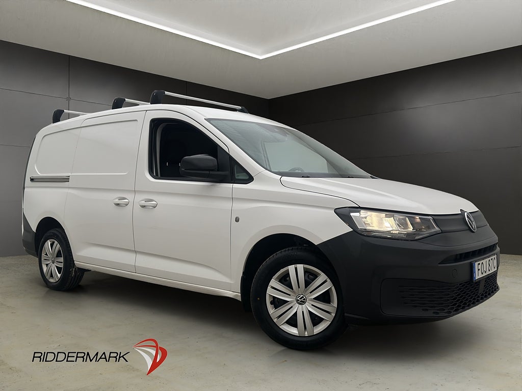 Volkswagen Caddy Maxi Cargo Värmare PDC Drag CARPLAY Moms