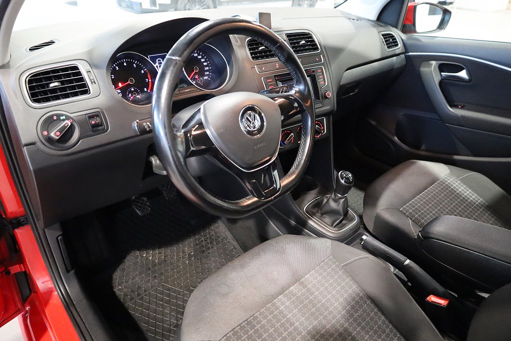 Volkswagen Polo 5-dörrar 1.2 TSI  Euro 6 Blåtand Nyservad 2016