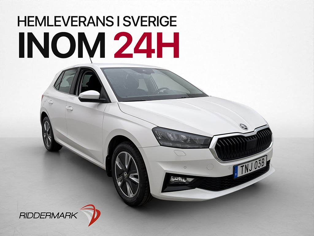 Skoda Fabia TSI 110HK Style Kamera CarPlay Rattvärme MOMS