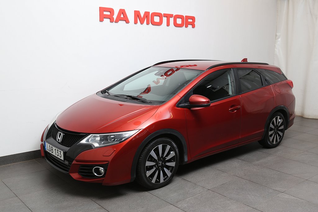 Honda Civic 1,6 i-DTEC Elegance Tourer Motorv Drag Extraljus 2015