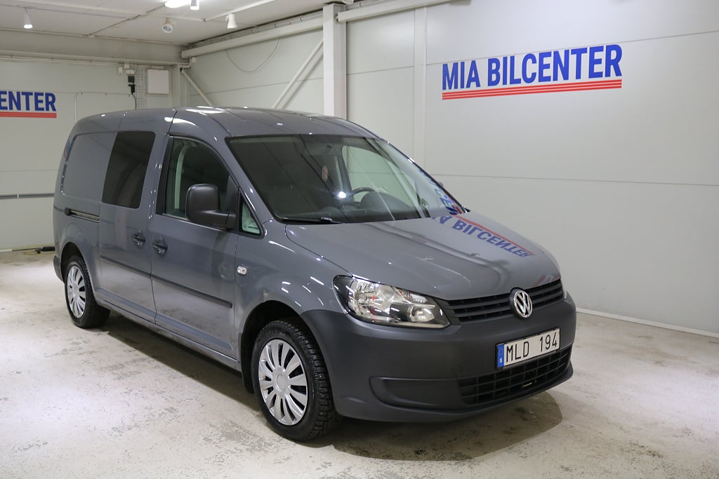 Volkswagen Caddy Maxi 2.0TDI  140HK / Lågmil / Ny Kamrem 