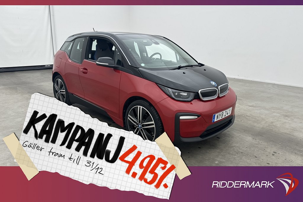 BMW i3 94 Ah Comfort Advanced Värmare Navi S 4,95% Ränta