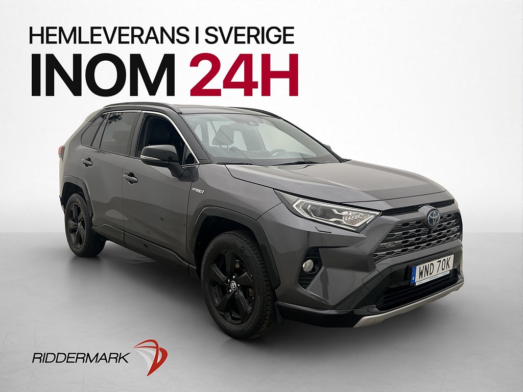 Toyota RAV4 Hybrid AWD-i Style JBL 360° Skinn Två-Brukare
