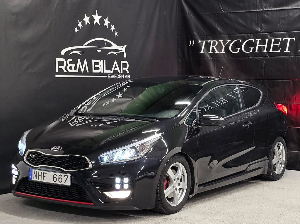 Kia Pro_Cee´d GT, 204HK, B-kamera, Navi, Drag, Motor-värm!!!