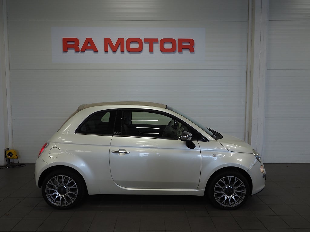 Fiat 500C 1.2 8V 69hk Lounge Cab | Skinn | 2012