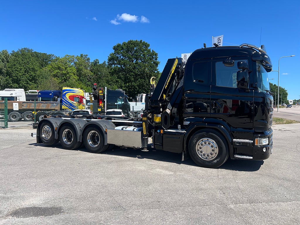 Scania R490 8x4*4 Tridem Kranväxlare, Palfinger 27002 Kran
