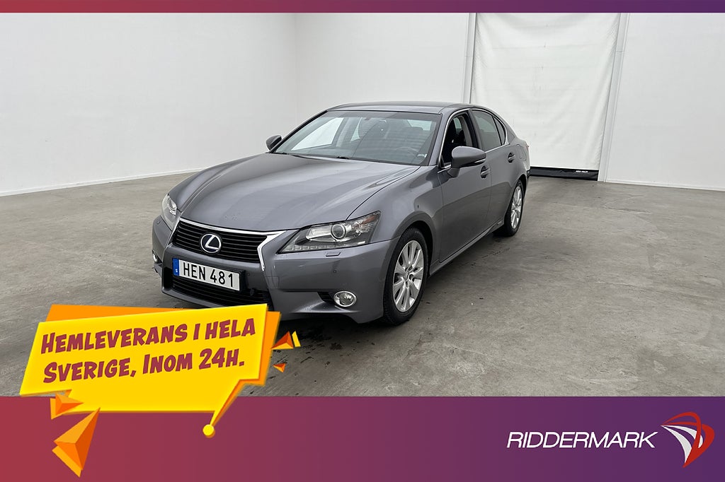 Lexus GS 300h 2.5 CVT 223hk Värmare Kamera Keyless Elstol