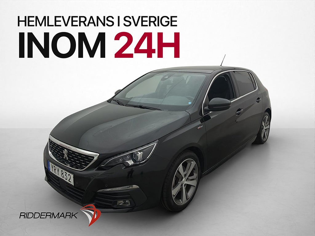 Peugeot 308 1.2 131hk GT-Line Pano M/K-Värmare Halvskinn