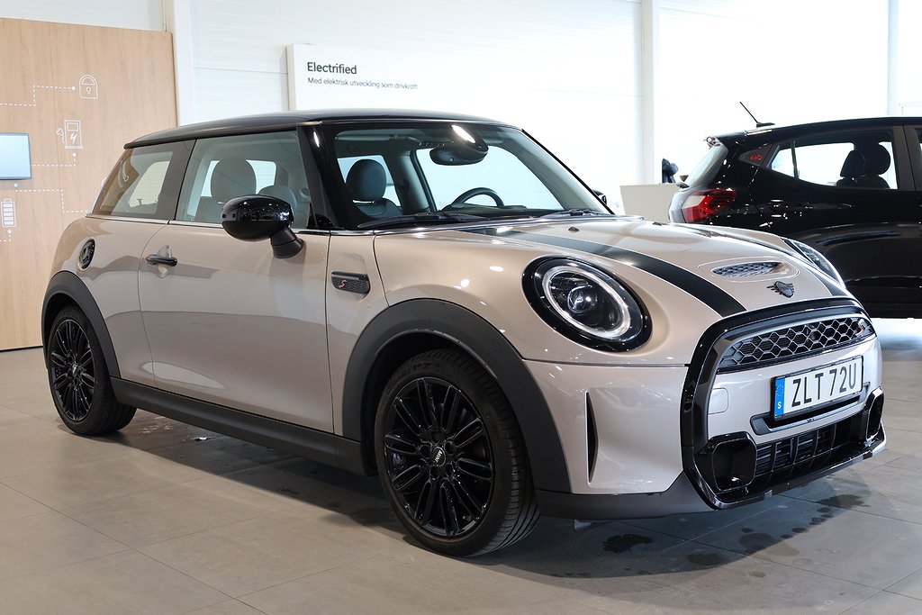 MINI Cooper S 178hk Aut 3-dörrars Leasbar Kamera Carplay 2023