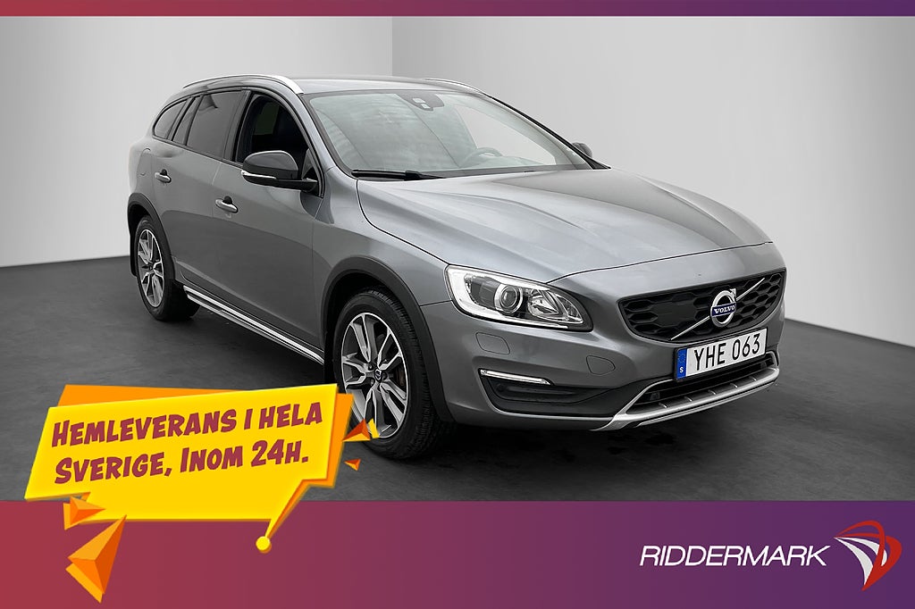 Volvo V60 Cross Country D4 AWD Summum Läder Värm Navi Drag