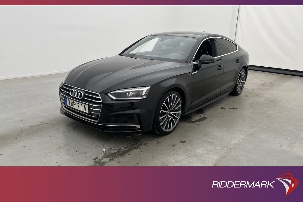 Audi A5 Sportback 45 TFSI Quattro 245hk S-Line B&O Sensorer