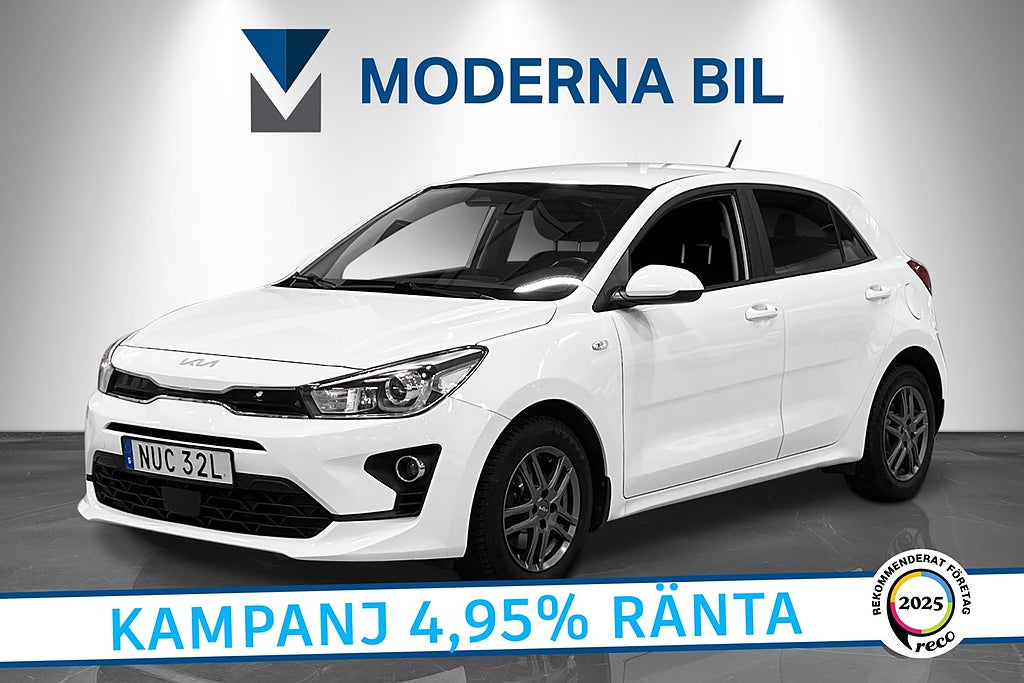 Kia Rio 1.0 100hk Aut Advance Backkamera Nyserv+Nybes Moms