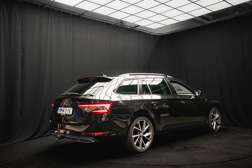 Skoda Superb SPORTLINE DRAG B-VÄRMARE KAMERA COCKPIT 1-ÄGARE MOMS
