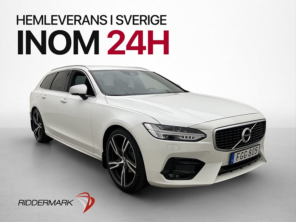 Volvo V90 D4 AWD R-Design Värm Kamera Drag CarPlay H/K VOC